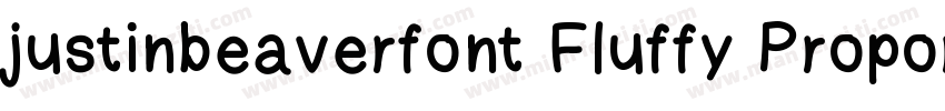 justinbeaverfont Fluffy Proportioan字体转换